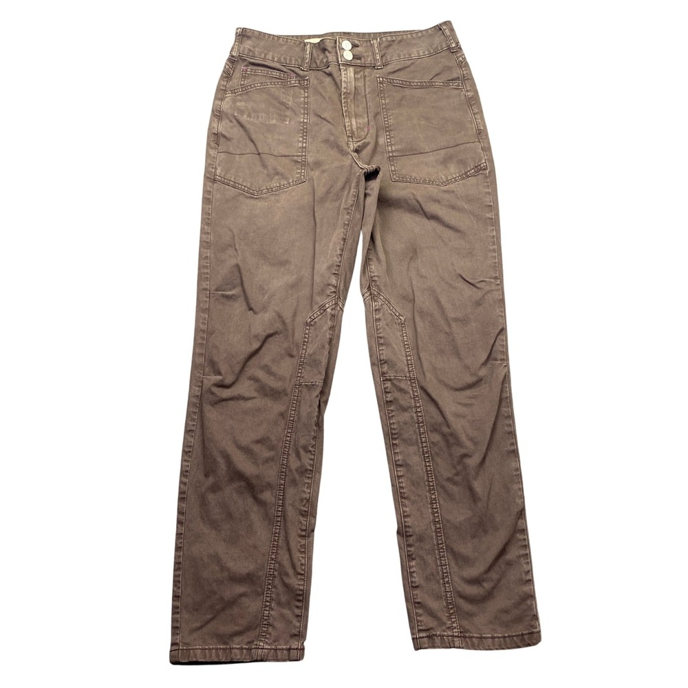 Pilcro Anthropologie Brown Utility Cargo Pants Size 27 Workwear Grunge Retro